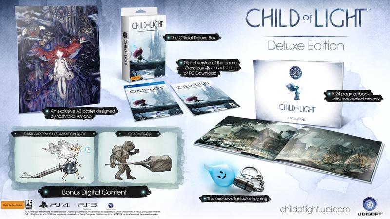 Child Of Light Deluxe Edition (PS4+PS3) (PS4), Ubisoft