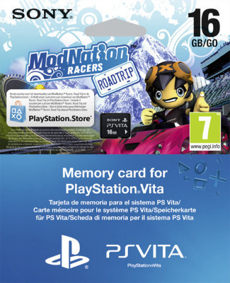 Sony PlayStation Vita Memory Card 16 GB incl. ModNation Racers: Road Trip (PSVita), Sony Computer Entertainment