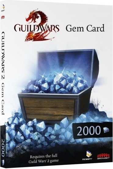 Guild Wars 2 Gem Card (2000 Gems) (PC), ArenaNet