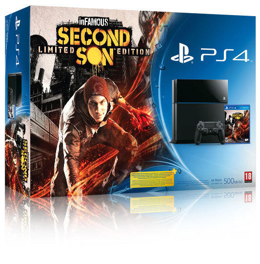PlayStation 4 (500 GB) + Infamous: Second Son (PS4), Sony Computer Entertainment