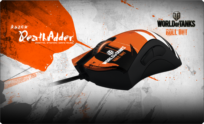Razer Deathadder 2013 Gaming Mouse World Of Tanks Edition (oranje)