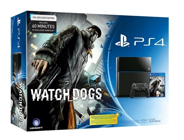 PlayStation 4 (500 GB) + Watch Dogs