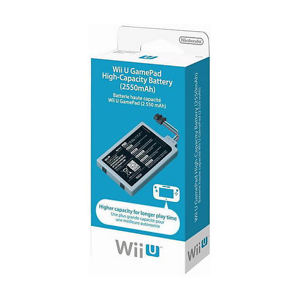 Wii U Gamepad High-Capacity Battery (2550mAh) (Wiiu), Nintendo