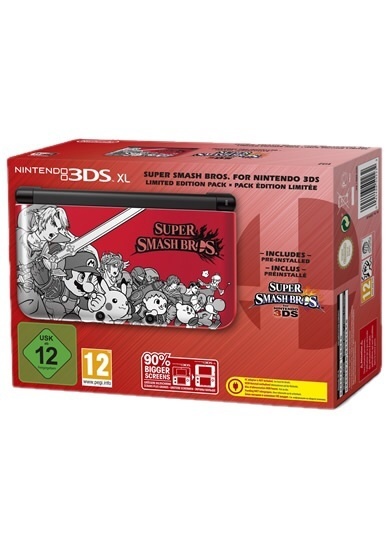 Nintendo 3DS XL Limited Edition + Super Smash Bros. (3DS), Nintendo
