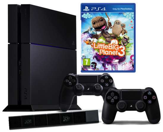 PlayStation 4 (500 GB) + Extra Controller + LittleBigPlanet 3 + PlayStation Eye Camera (PS4), Sony Computer Entertainment