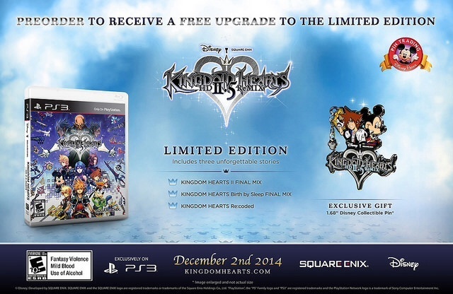 Kingdom Hearts HD 2.5 Remix Limited Edition (PS3), Square Enix