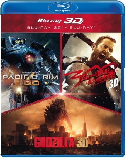 Pacific Rim + 300: Rise Of An Empire + Godzilla (2D+3D)