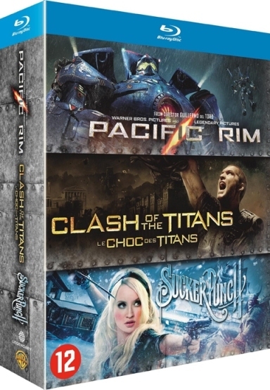 Pacific Rim + Clash of the Titans + Sucker Punch (Blu-ray), Guillermo del Toro, Louis Leterrier, Zack Snyder