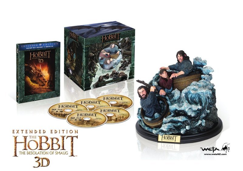 The Hobbit: The Desolation of Smaug Extended Edition - Limited Collectors Edition (2D+3D) (Blu-ray), Peter Jackson