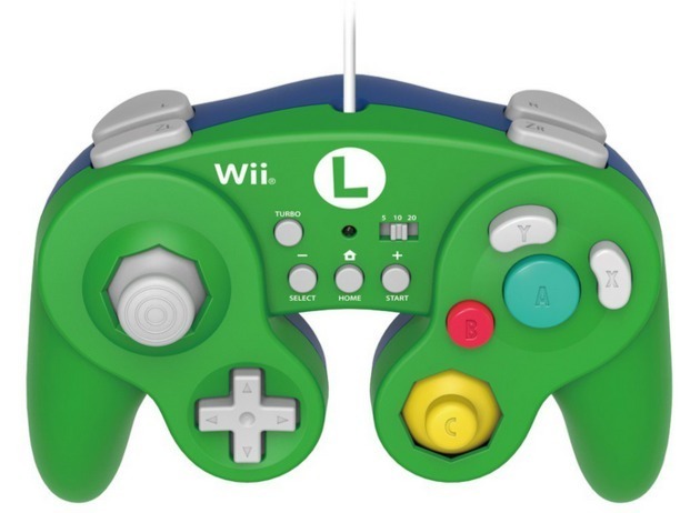 HORI Super Smash Bros Controller (Luigi) (Wiiu), Nintendo