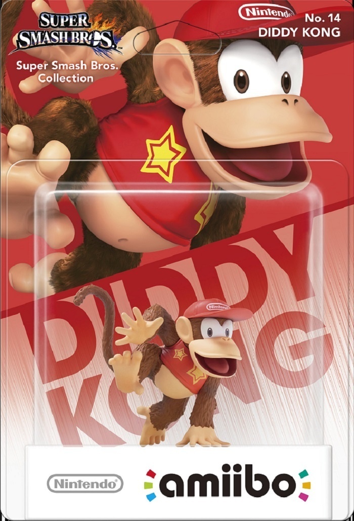 Super Smash Bros Amiibo Figuur Diddy Kong