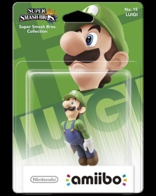 Super Smash Bros Amiibo Figuur Luigi (NFC), Nintendo