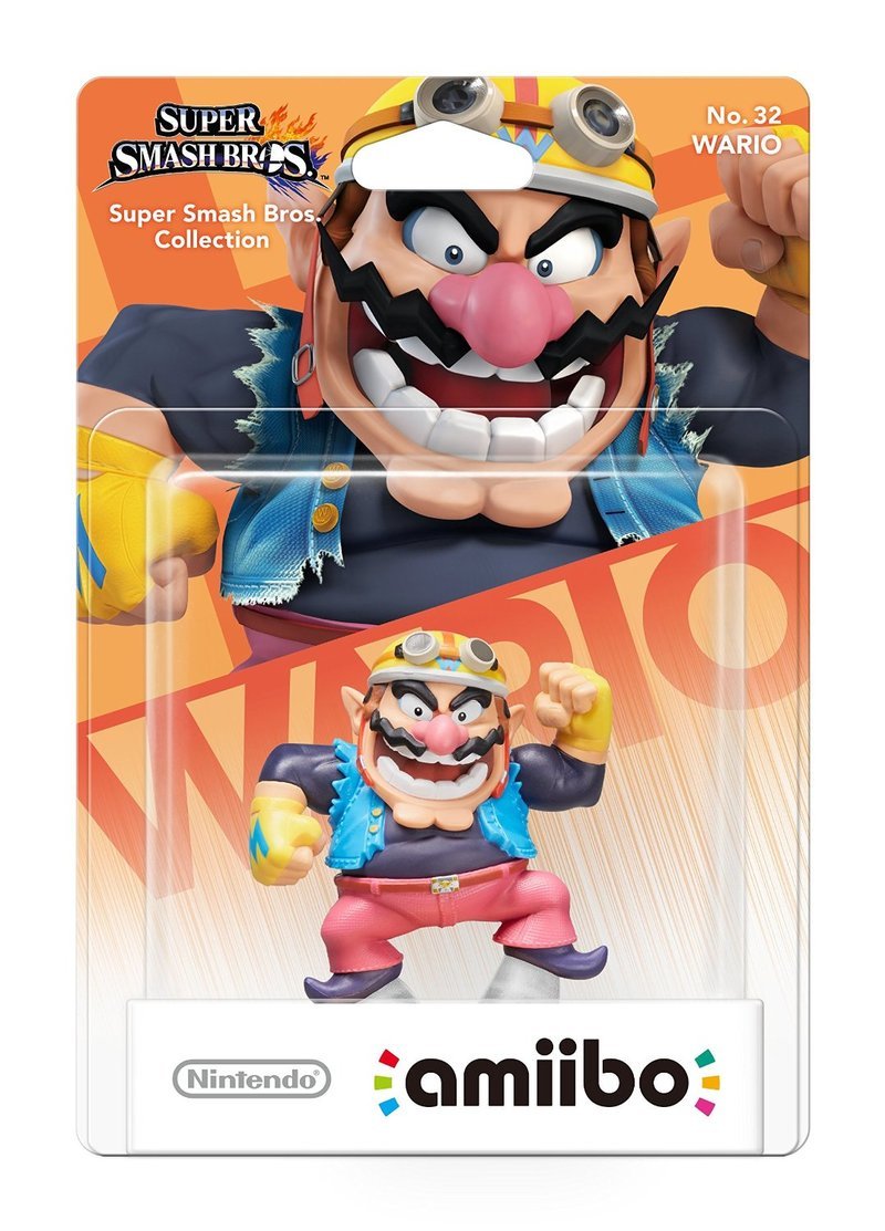 Super Smash Bros Amiibo Figuur Wario (NFC), Nintendo