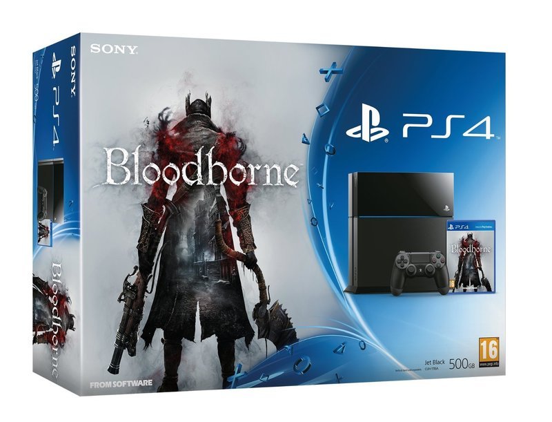 PlayStation 4 (500 GB) + Bloodborne (PS4), Sony
