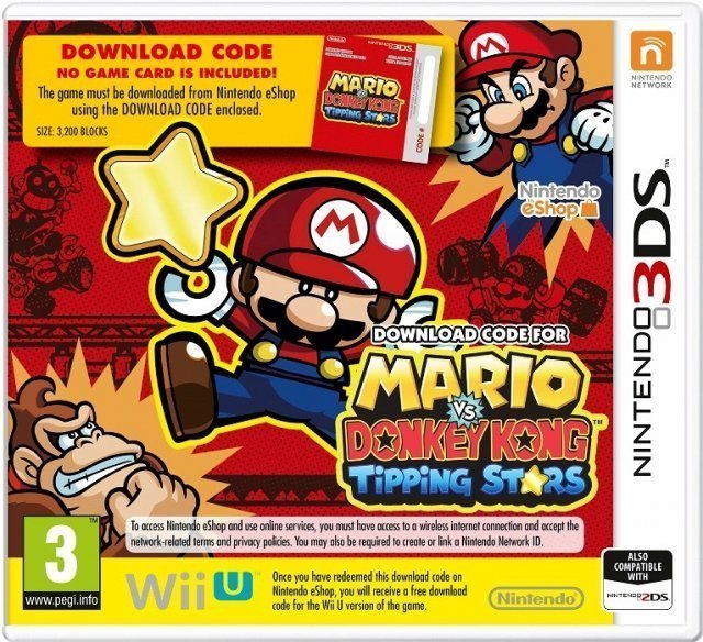 Mario vs. Donkey Kong: Tipping Stars (code in doos) (3DS), Nintendo 