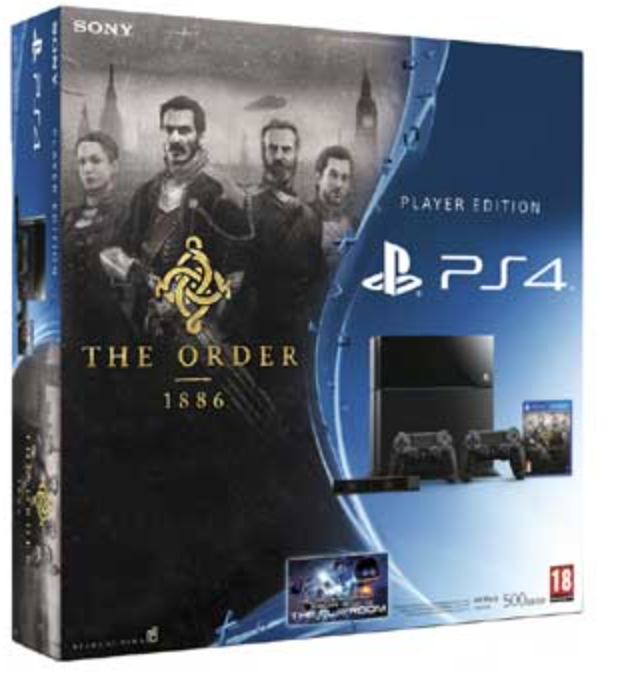 PlayStation 4 (500 GB) + The Order 1886 + 2 Controllers + PS4 Camera (PS4), Sony