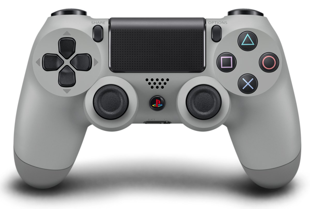 Sony Wireless Dualshock PlayStation 4 Controller 20th Anniversary Edition (Gray) (PS4), Sony Computer Entertainment