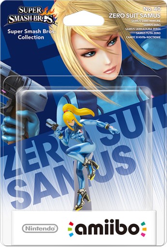 Super Smash Bros Amiibo Figuur Zero Suit Samus (NFC), Nintendo