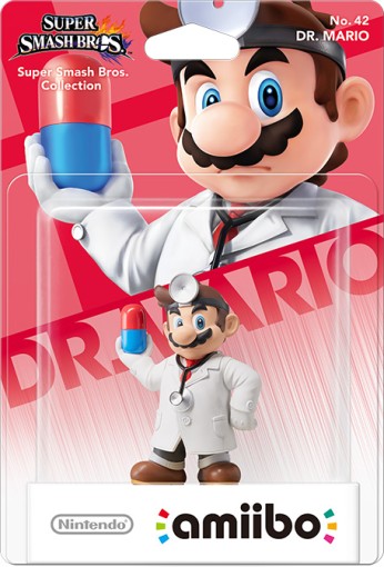Super Smash Bros Amiibo Figuur Dr. Mario (NFC), Nintendo