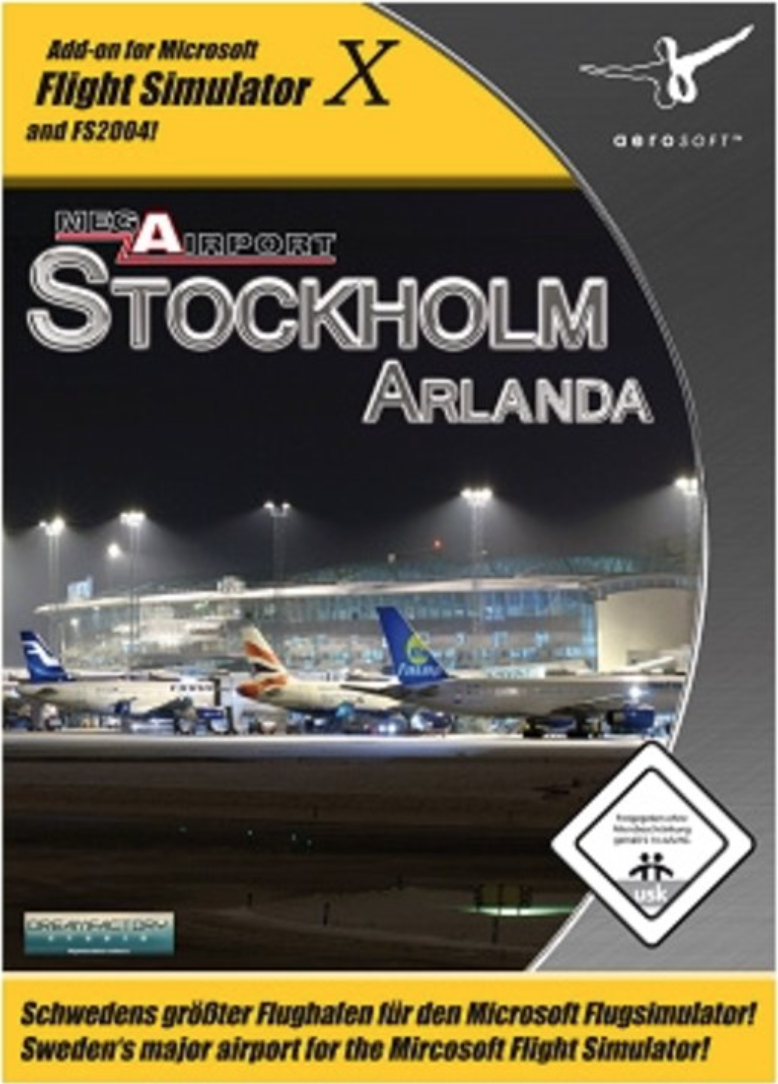 Flight Simulator X: Mega Airport Stockholm-Arlander (PC), Aerosoft