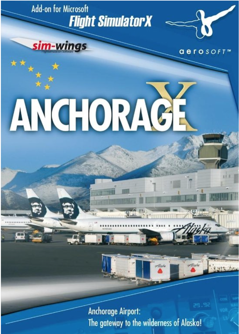 Flight Simulator X: Mega Airport Anchorage X (PC), Aerosoft/ Sim-wings