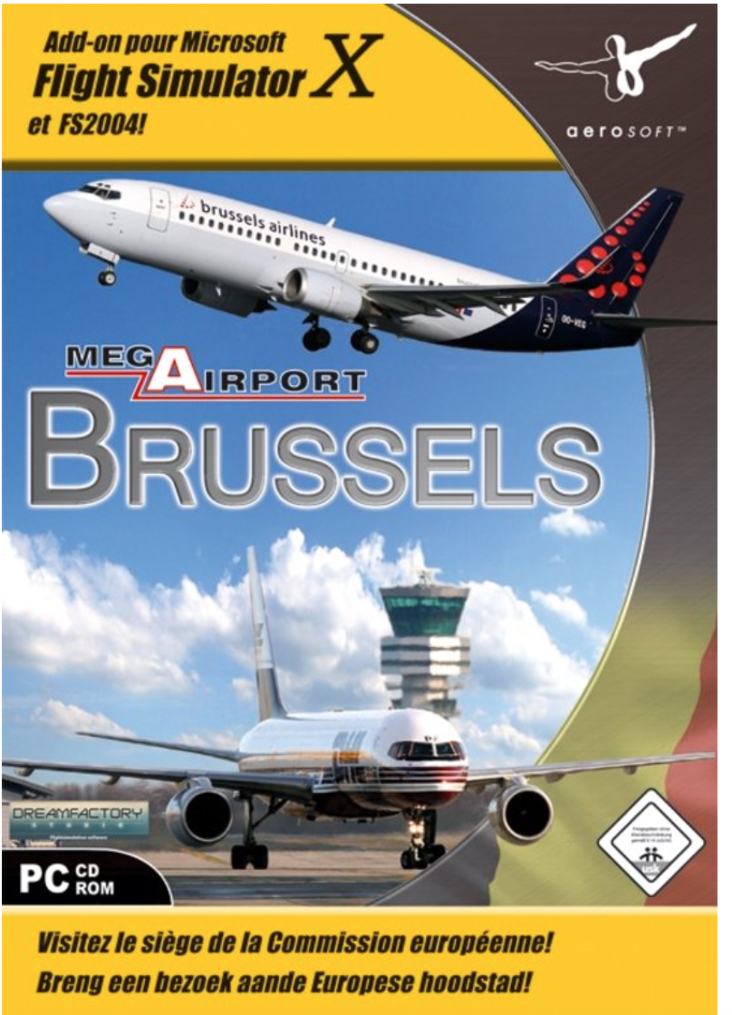 Flight Simulator X: Mega Airport Brussels (PC), Aerosoft