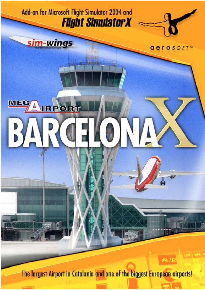Flight Simulator X: Mega Airport Barcelona (PC), Aerosoft