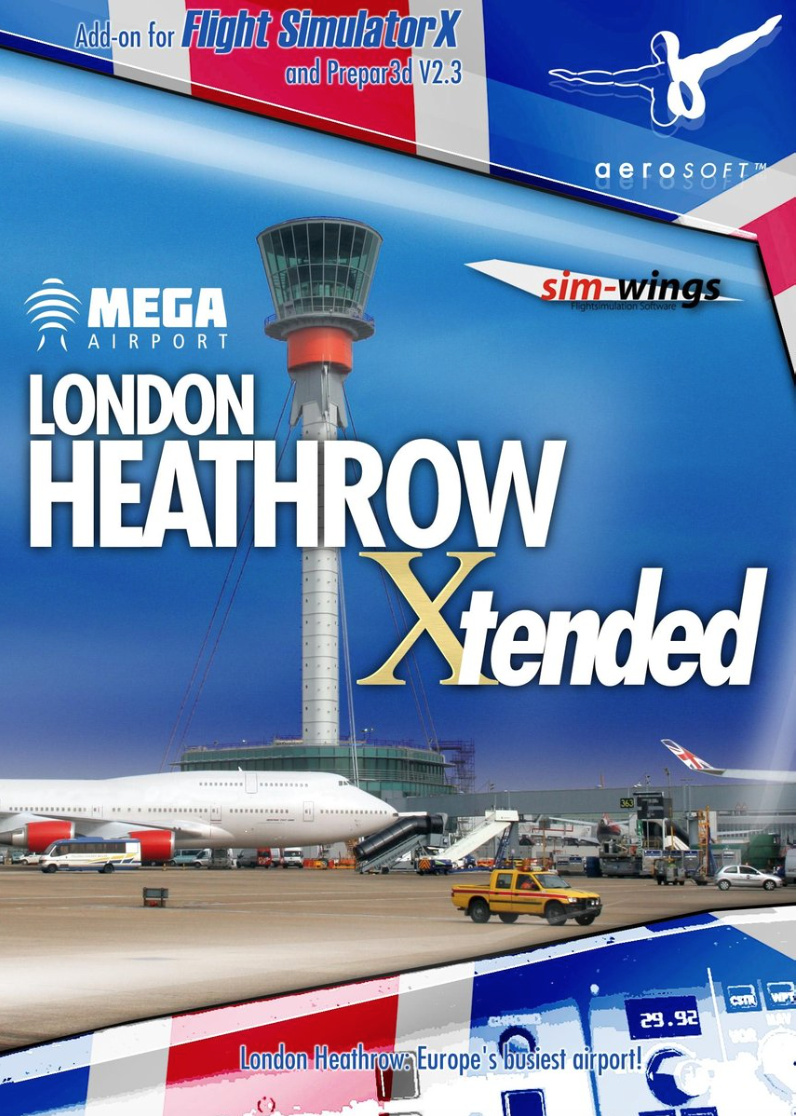 Flight Simulator X: Mega Airport London Heathrow Extended (PC), Aerosoft