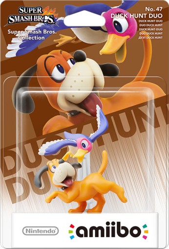 Super Smash Bros Amiibo Figuur Duck Hunt Duo (NFC), Nintendo