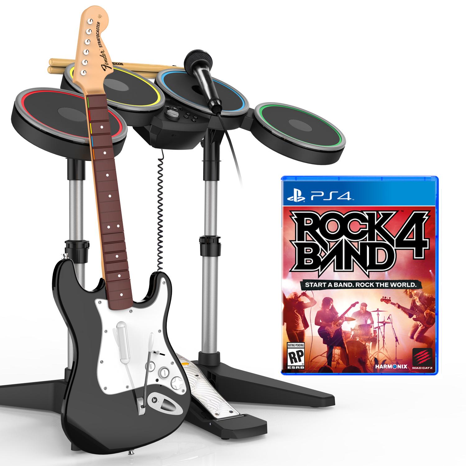 Rock Band 4 Band-In-A-Box Bundel (PS4), Harmonix/MadCatz