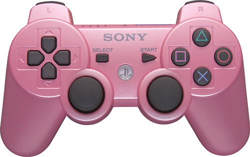 Sony Wireless Dualshock 3 Controller (Candy Pink)  (PS3), Sony Entertainment 