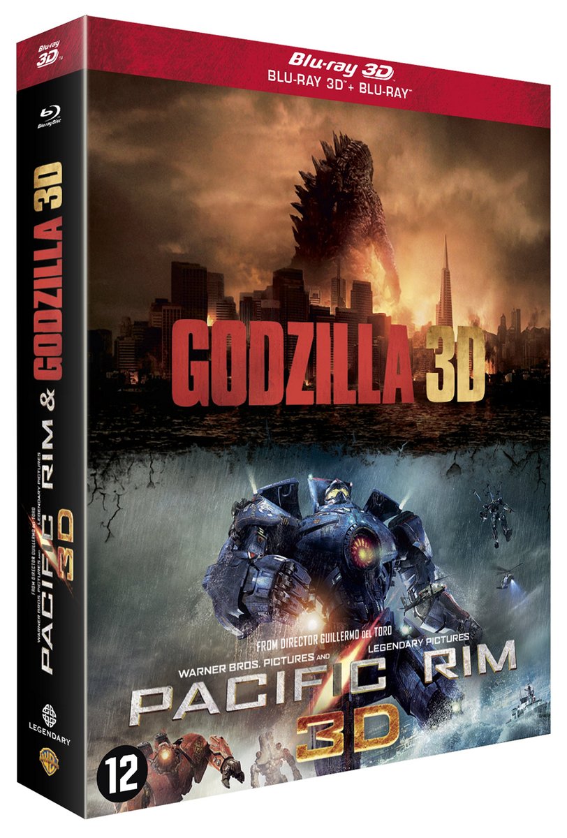 Godzilla / Pacific Rim (2D+3D) (Blu-ray), Gareth Edwards, Guillermo del Toro 