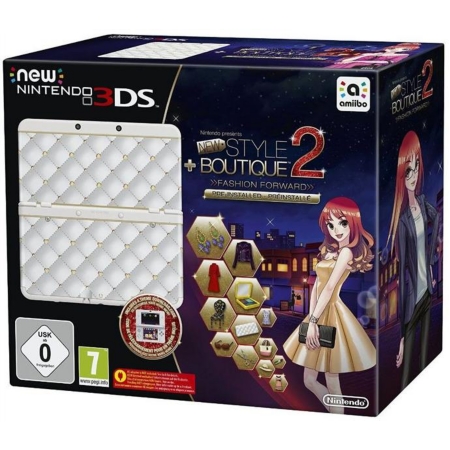 New Nintendo 3DS Console (Wit) + New Style Boutique 2: Fashion Forward (3DS), Nintendo