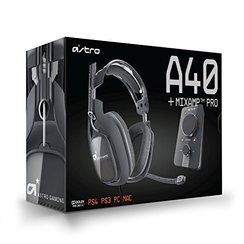 Astro A40 + MixAmp Pro 7.1 Donker Grijs (PS4/PS3/PC) (PS4), AstroGaming
