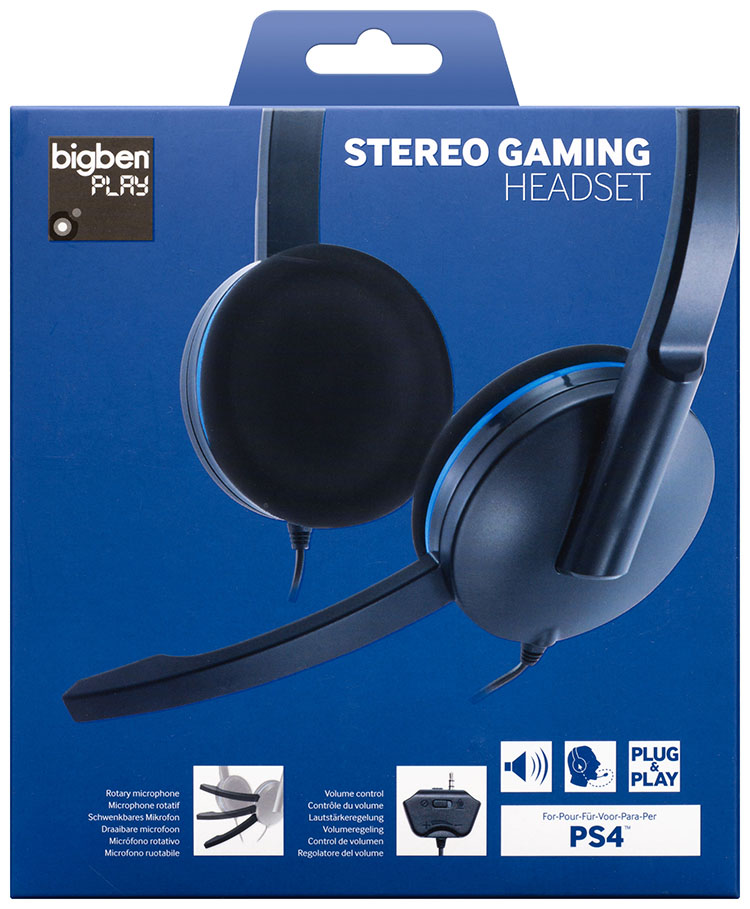 BigBen Stereo Gaming Headset (PS4), Bigben Interactive