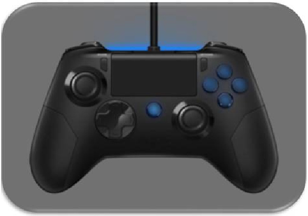 ORB PS4 Wired Controller (zwart) (PS4), ORB