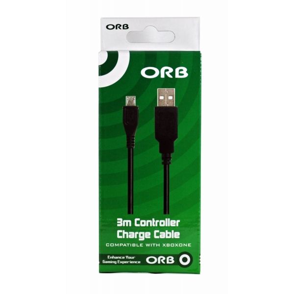 ORB XboxOne Oplaadkabel (3m) (Xbox One), ORB