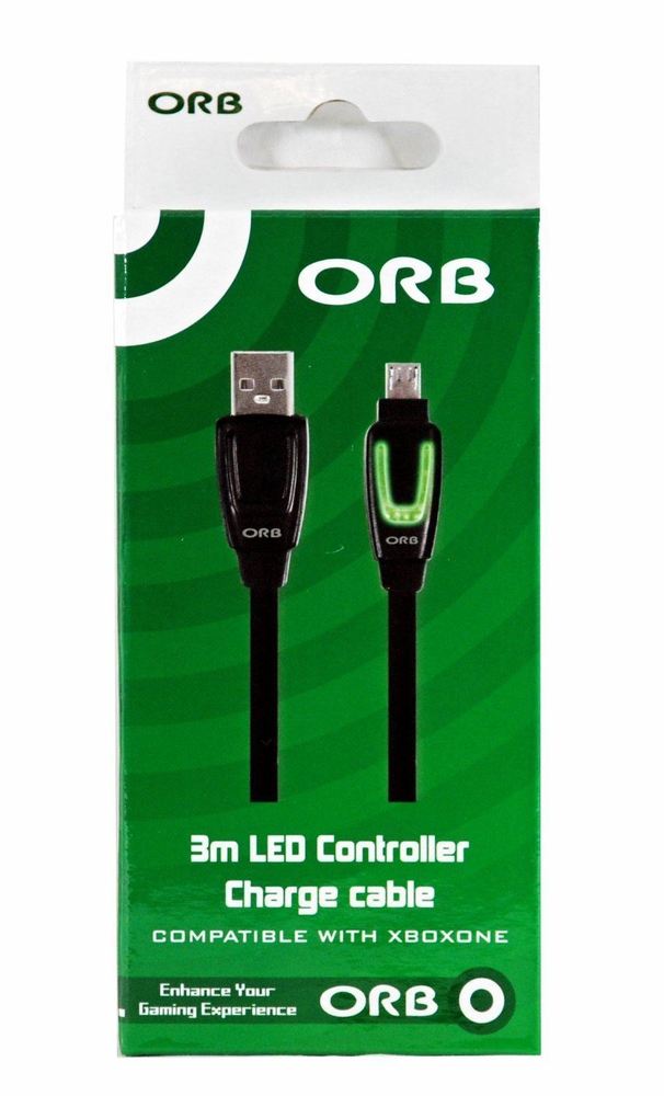 ORB 3M LED Oplaadkabel (Xbox One), ORB