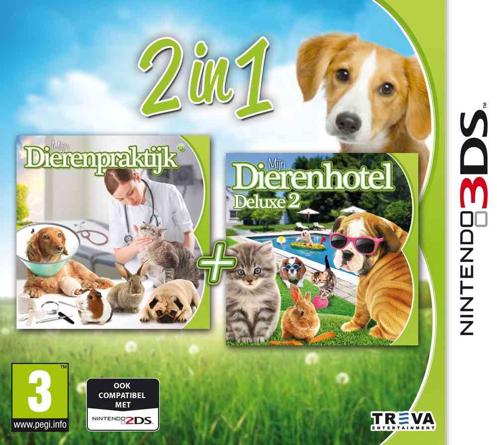 Mijn Dierenpraktijk + Mijn Dierenhotel Deluxe 2 (3DS), Treva Entertainment