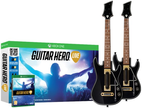 Guitar Hero Live + 2 Gitaren bundel (Xbox One), Activision