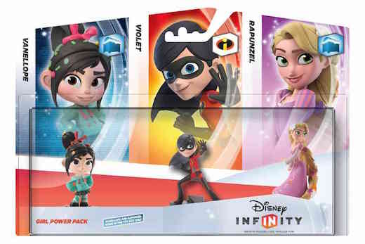 Disney Infinity 1.0 Girl Power Triple Pack (Vanellope / Violet/ Rapunzel) (NFC), Disney Interactive