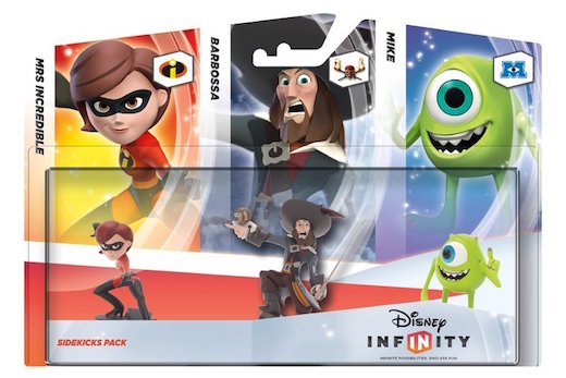 Disney Infinity 1.0 Sidekicks Triple Pack (Barbossa/ Mike/ Mrs. Incredible) (NFC), Disney Interactive