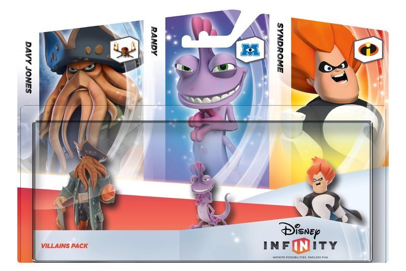 Disney Infinity 1.0 Villains Triple Pack (Davy Jones/ Syndrome/ Randy) (NFC), Disney Interactive