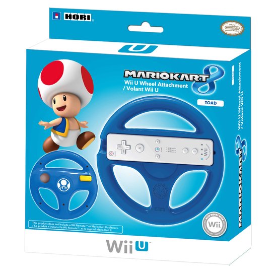 HORI Mario Kart 8 Wheel Toad (Wiiu), HORI