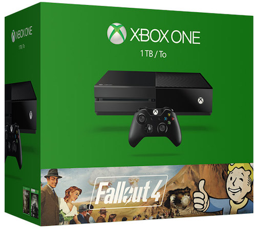 Xbox One Console (1 TB) + Fallout 4 + Fallout 3 (Xbox One), Microsoft