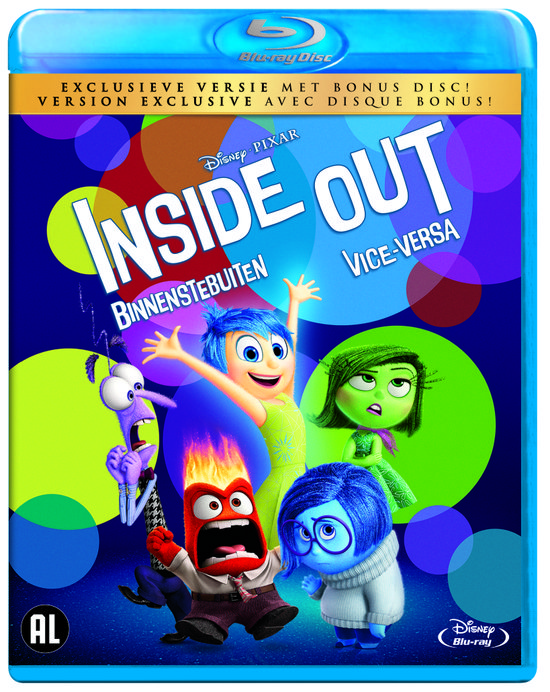 Inside Out (Binnenstebuiten)  Exclusieve Editie (Blu-ray), Pete Docter, Ronaldo Del Carmen