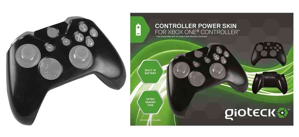 Gioteck Xbox One Controller Power Skin (zwart) (Xbox One), Gioteck