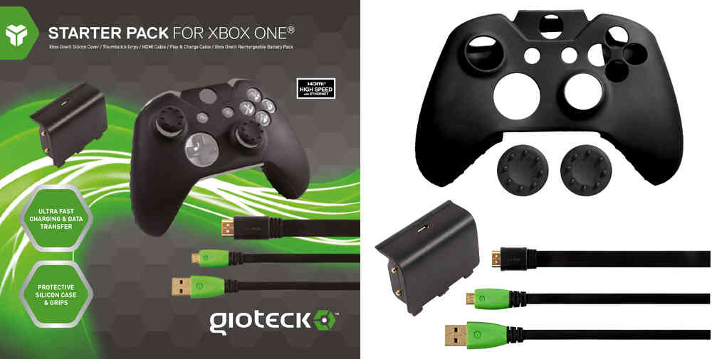 Gioteck Xbox One Starter Pack (Xbox One), Gioteck