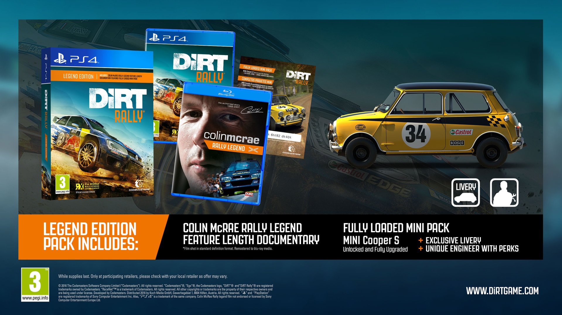 DiRT Rally Legend Edition (PS4), Codemasters