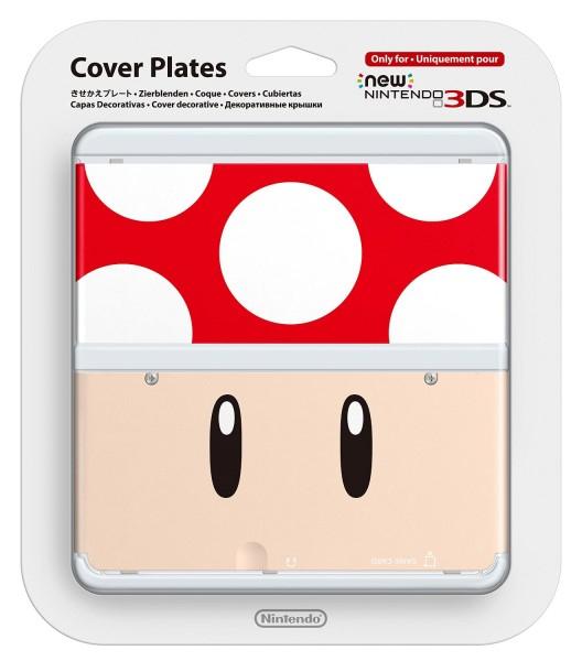 New 3DS Coverplates 7: Red Mushroom (3DS), Nintendo